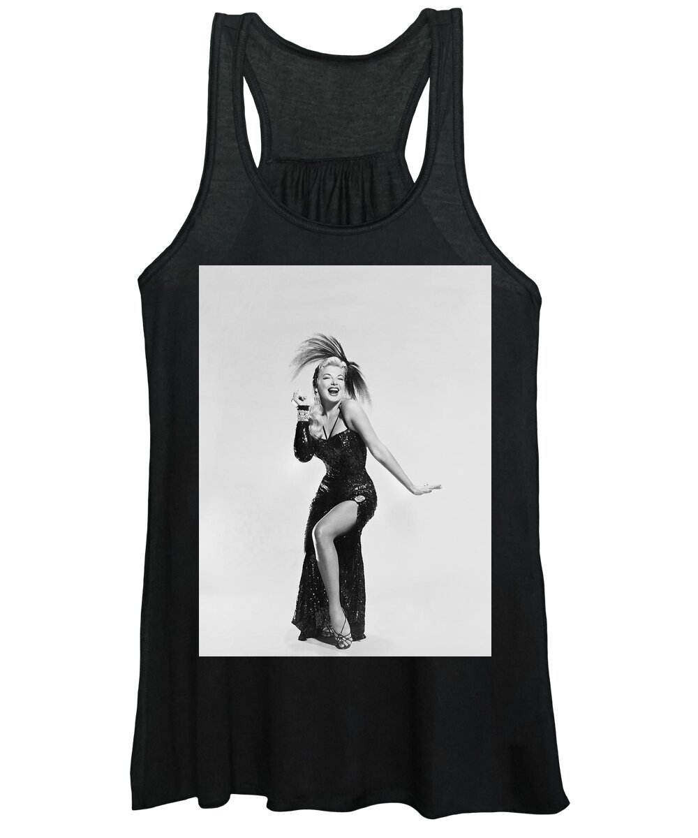 1956 Women's Tank Top featuring the photograph Actress Barbara Nichols by Underwood Archives