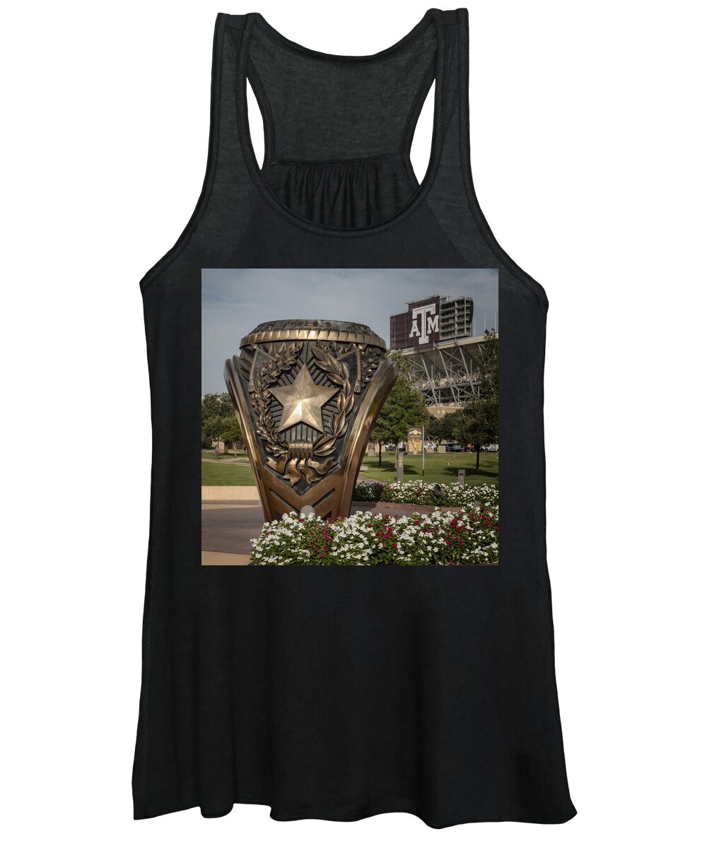 Joan Carroll Women's Tank Top featuring the photograph Aggie Ring by Joan Carroll