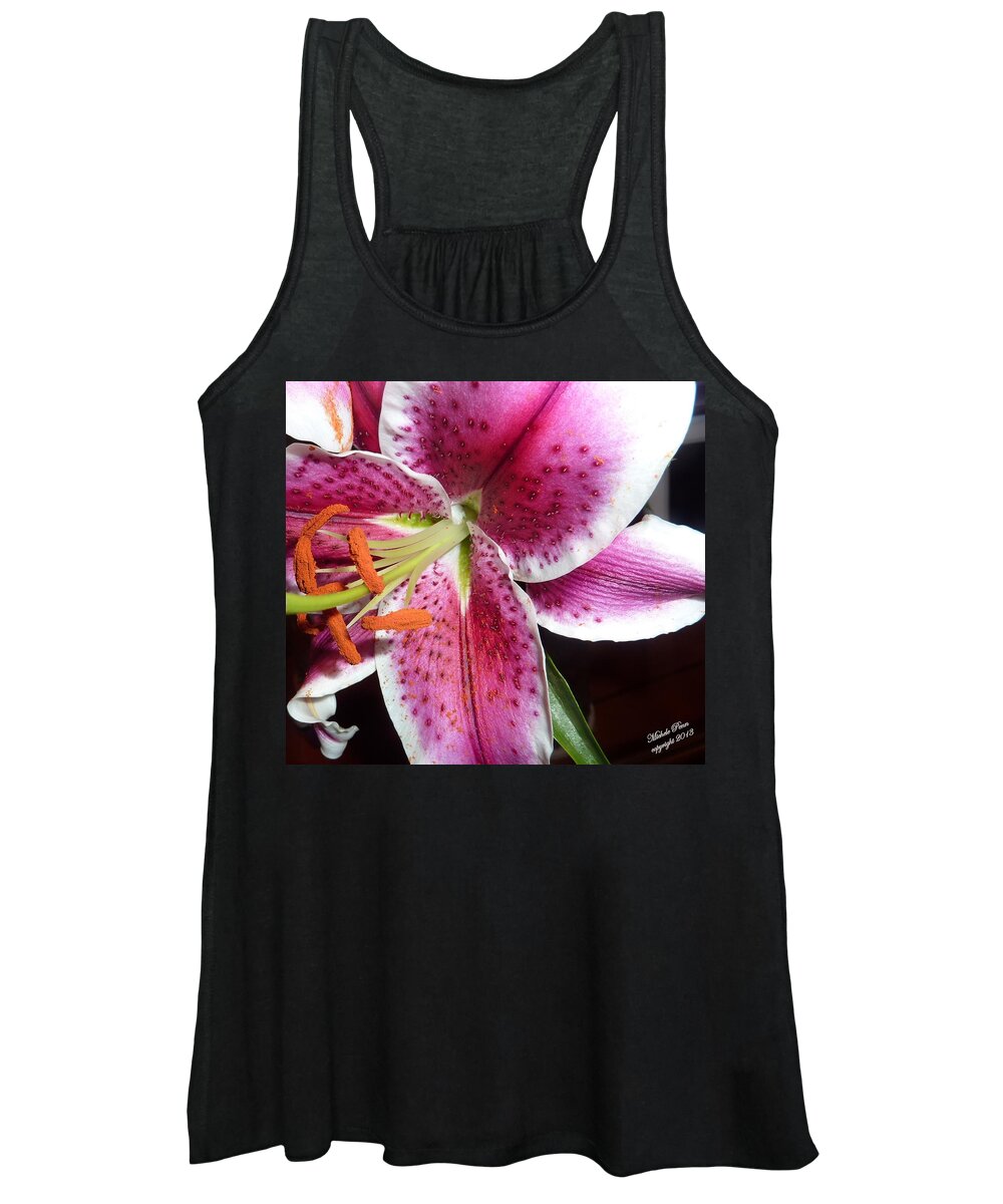 Orange Women's Tank Top featuring the photograph Mystery 6 by Michele Penn