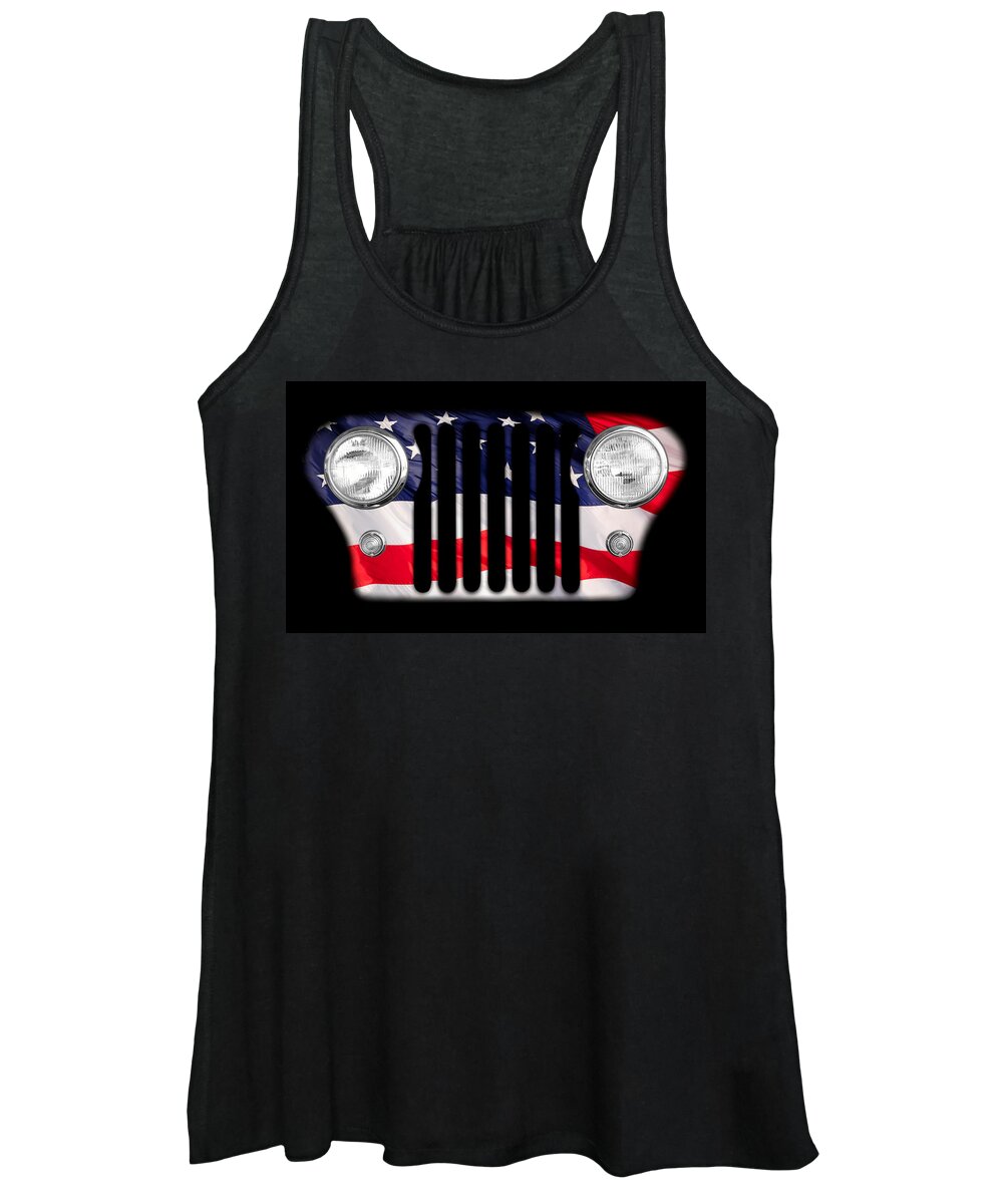 Jeep Women's Tank Top featuring the photograph All-American by Luke Moore