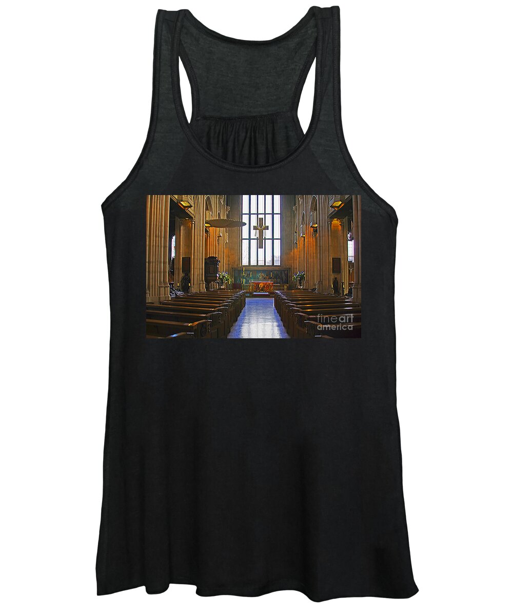 Travel Women's Tank Top featuring the photograph All Hallows by the Tower by Elvis Vaughn