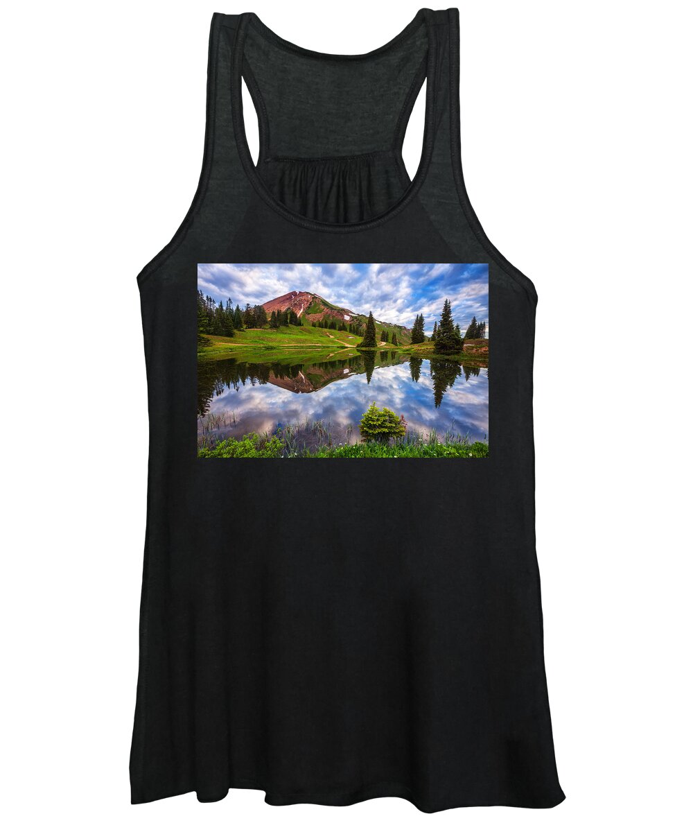 Colorado Women's Tank Top featuring the photograph Alpine Morning by Darren White