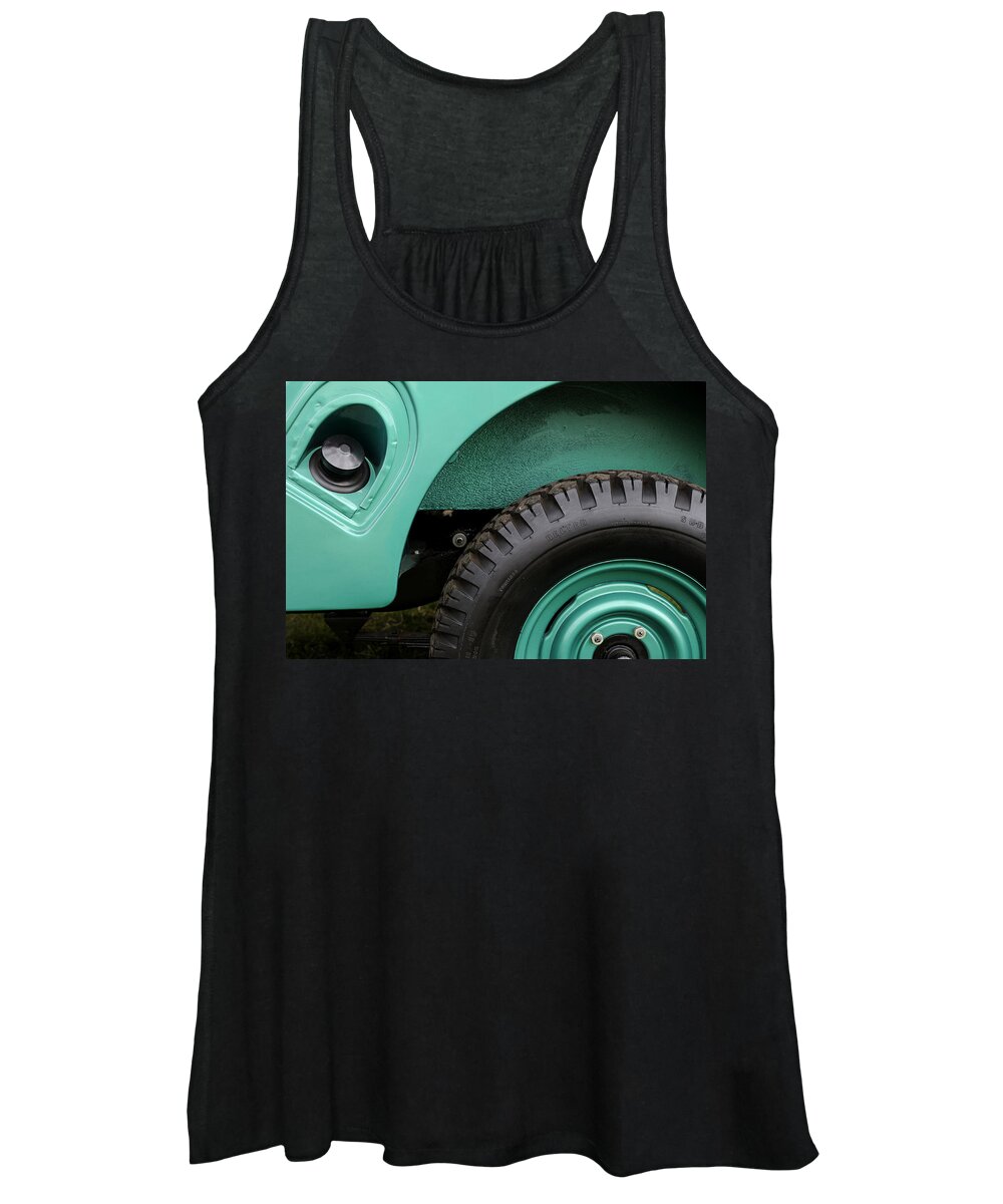 Jeep Women's Tank Top featuring the photograph American Heritage by Luke Moore