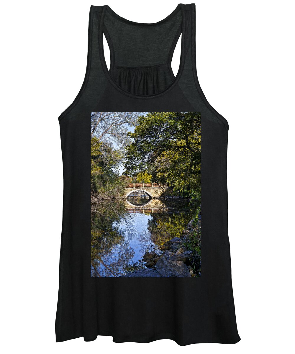 Arboretum Women's Tank Top featuring the photograph Arboretum Drive Bridge - Madison - Wisconsin by Steven Ralser