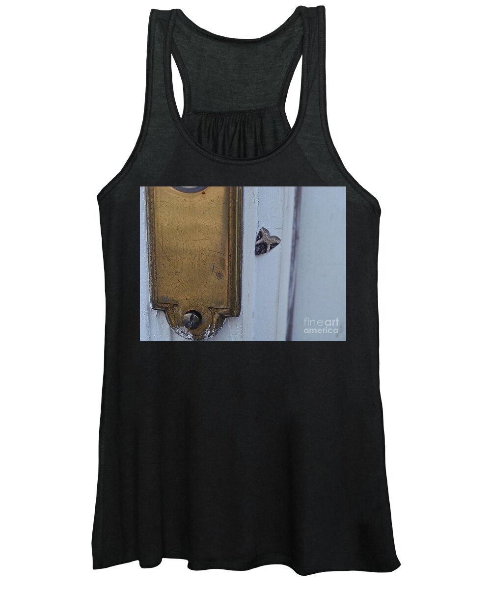 Insects Women's Tank Top featuring the photograph Arrowhead Doorbell Moth by Christopher Plummer