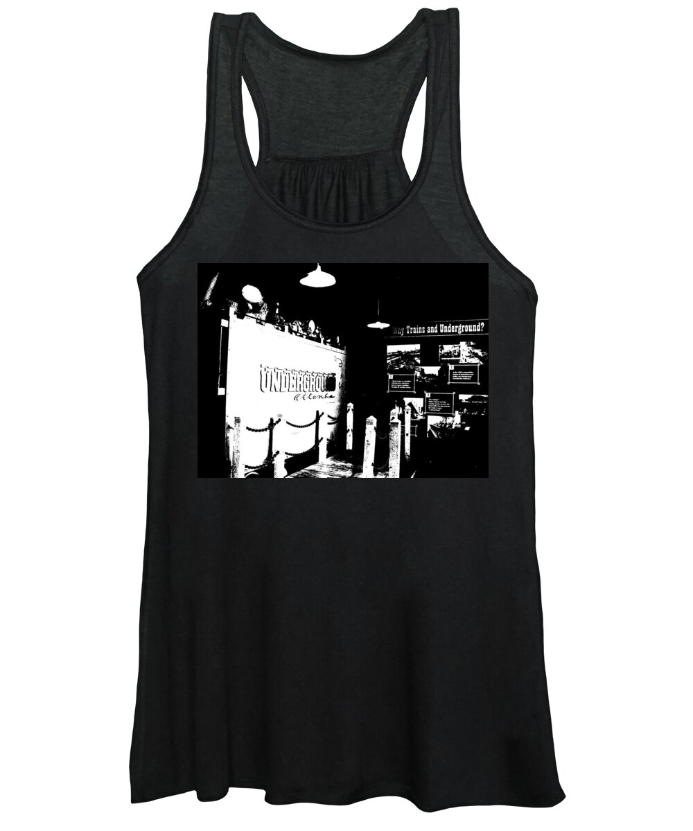 Undergraound Atlanta Women's Tank Top featuring the photograph Atlanta Underground by Cleaster Cotton