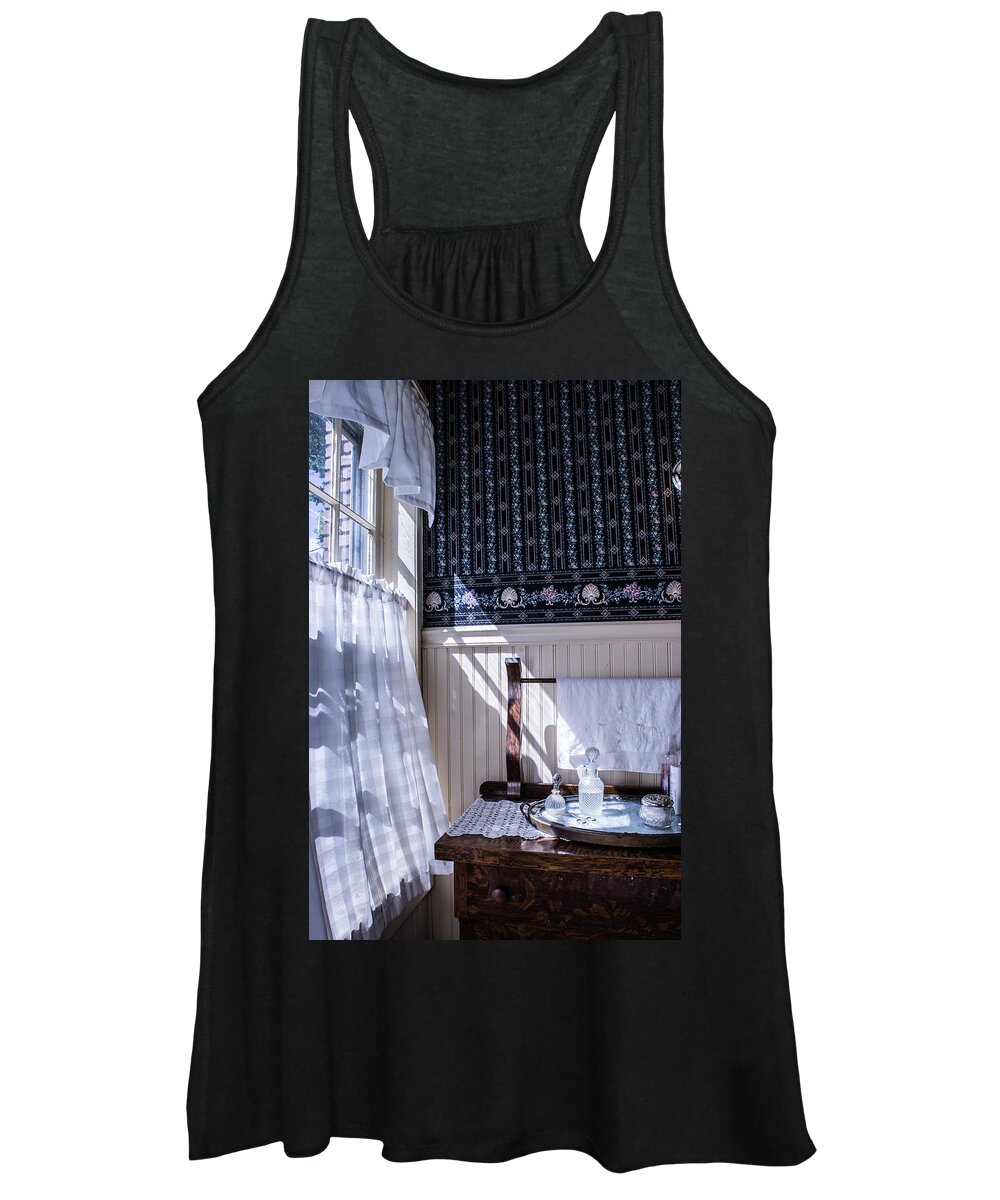 Sunlight Women's Tank Top featuring the photograph August Morning Sunlight by Weir Here And There