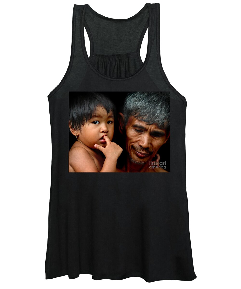 Father Women's Tank Top featuring the photograph Baker's Daughter by Michael Arend