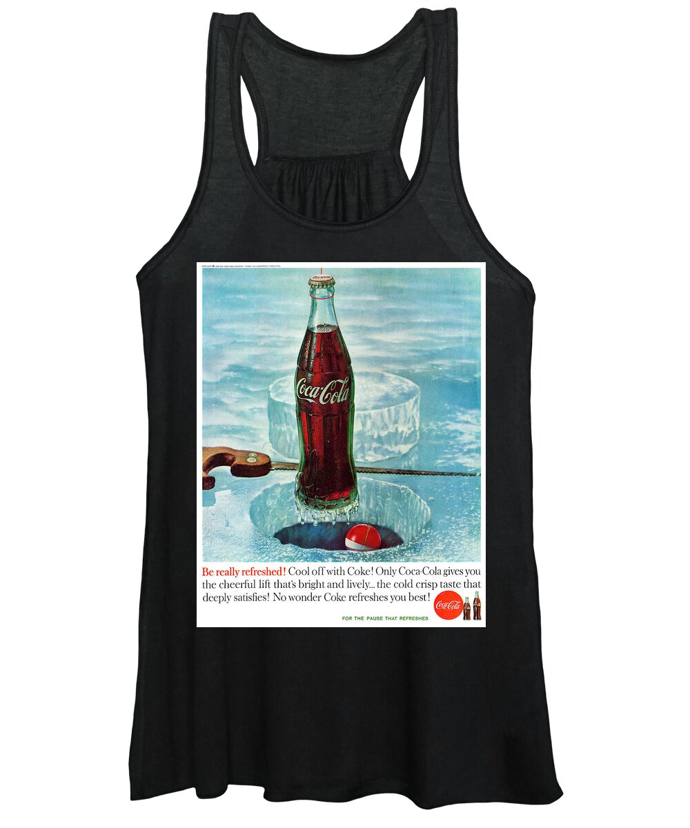 Ice Women's Tank Top featuring the digital art Be Really Refreshed by Georgia Clare