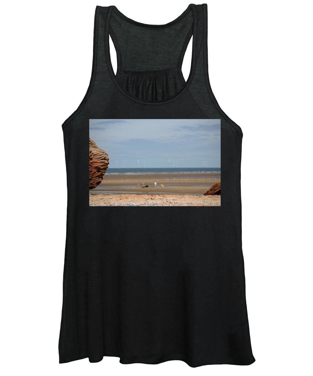 Hilbre Women's Tank Top featuring the photograph Beach by Spikey Mouse Photography