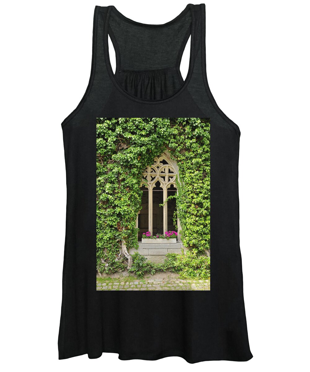 Window Women's Tank Top featuring the photograph Beautiful old window by Matthias Hauser