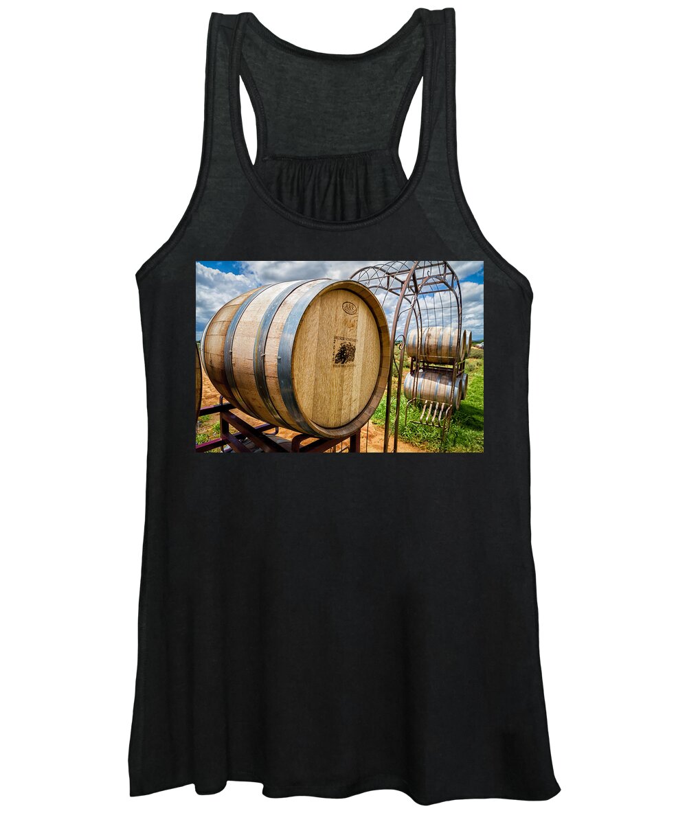 2014 Women's Tank Top featuring the photograph Becker Vineyards by Tim Stanley
