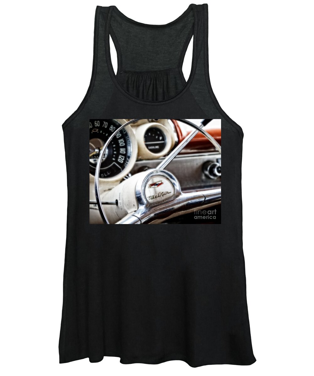 Classic Car Women's Tank Top featuring the photograph Bel Aire by Jarrod Erbe