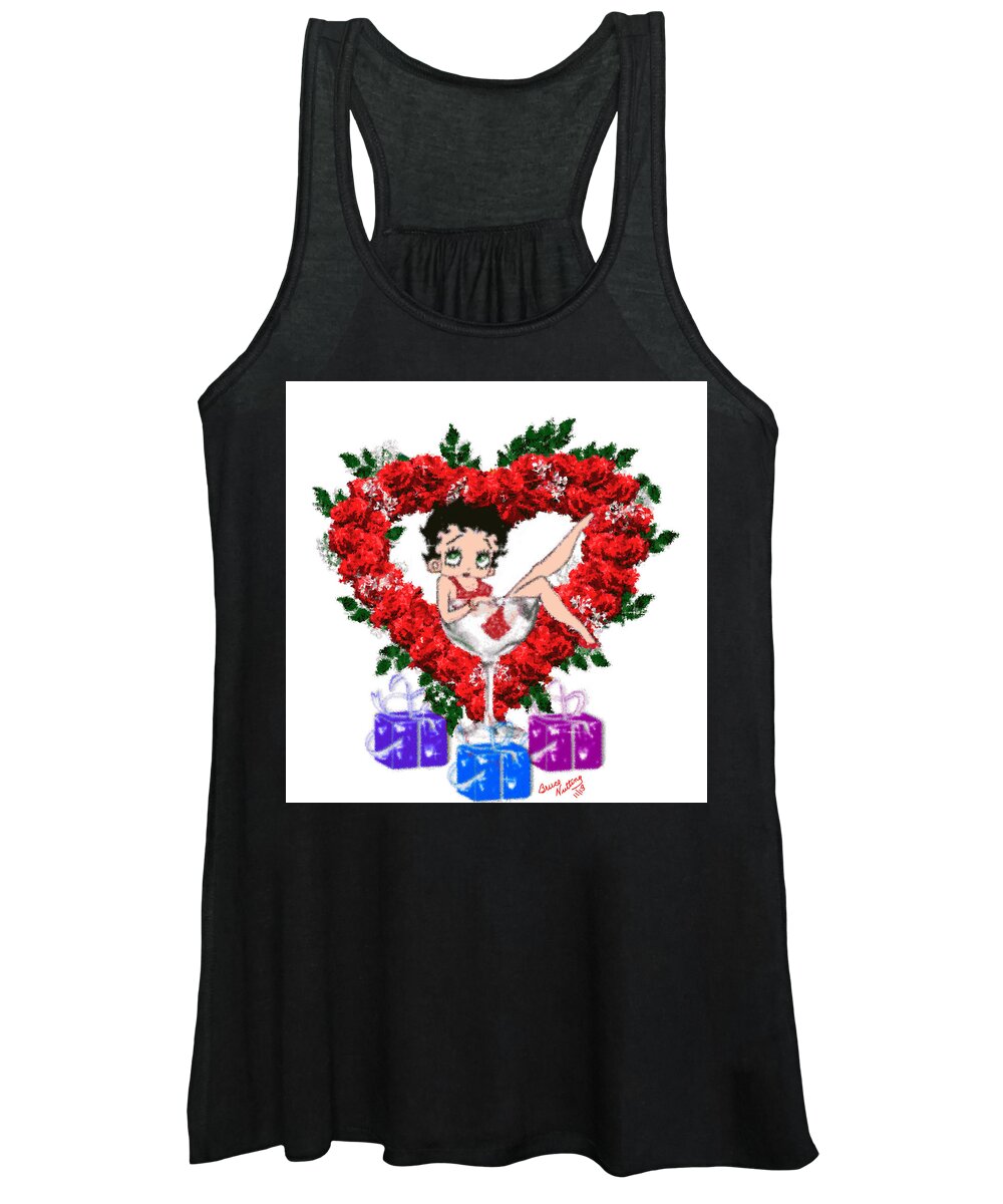 Betty Women's Tank Top featuring the painting Betty Boop 4 by Bruce Nutting