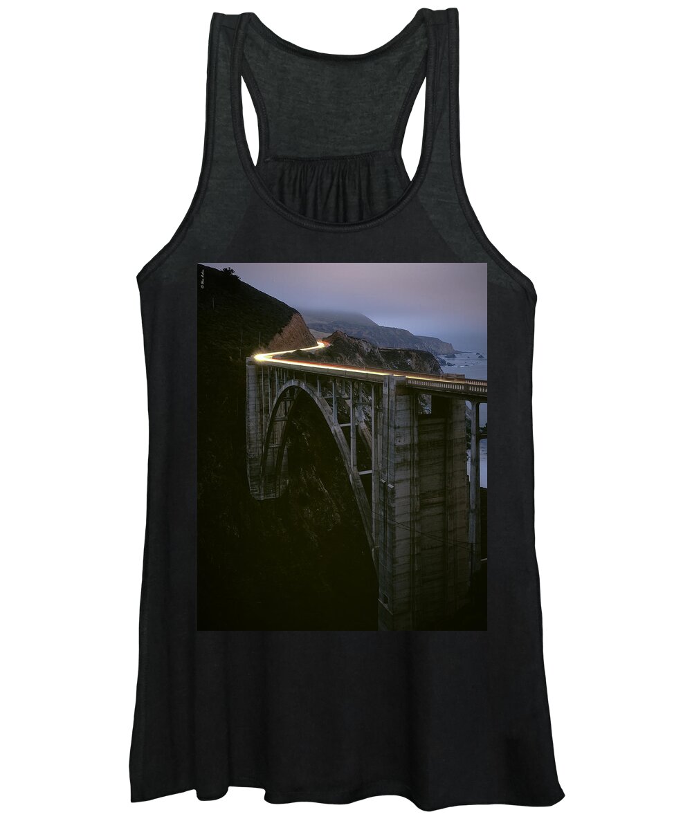 Bixby Creek Women's Tank Top featuring the photograph Bixby Bridge by Alexander Fedin