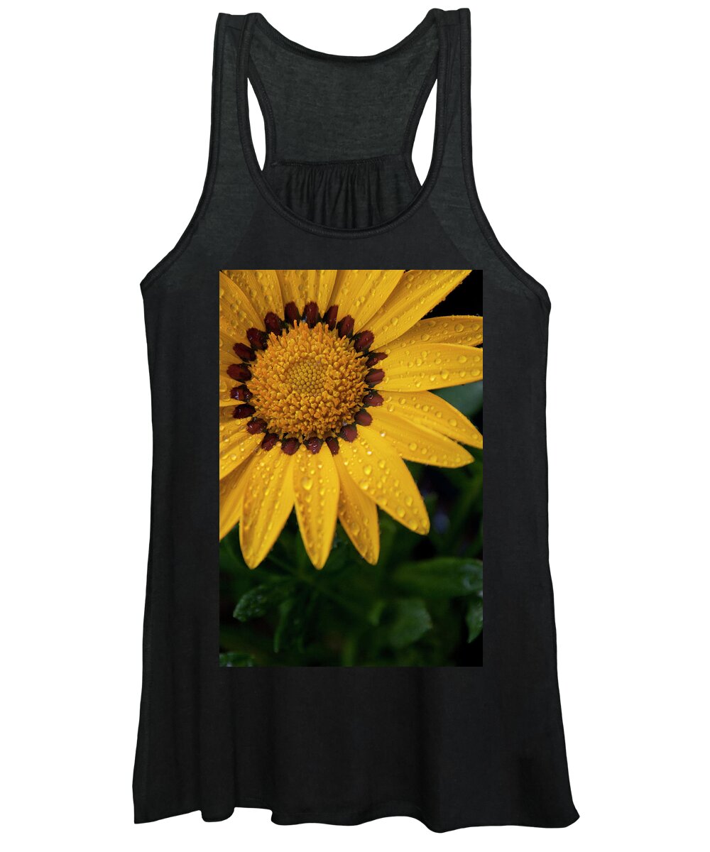 Yellow Flower Women's Tank Top featuring the photograph Blossom by Ron White