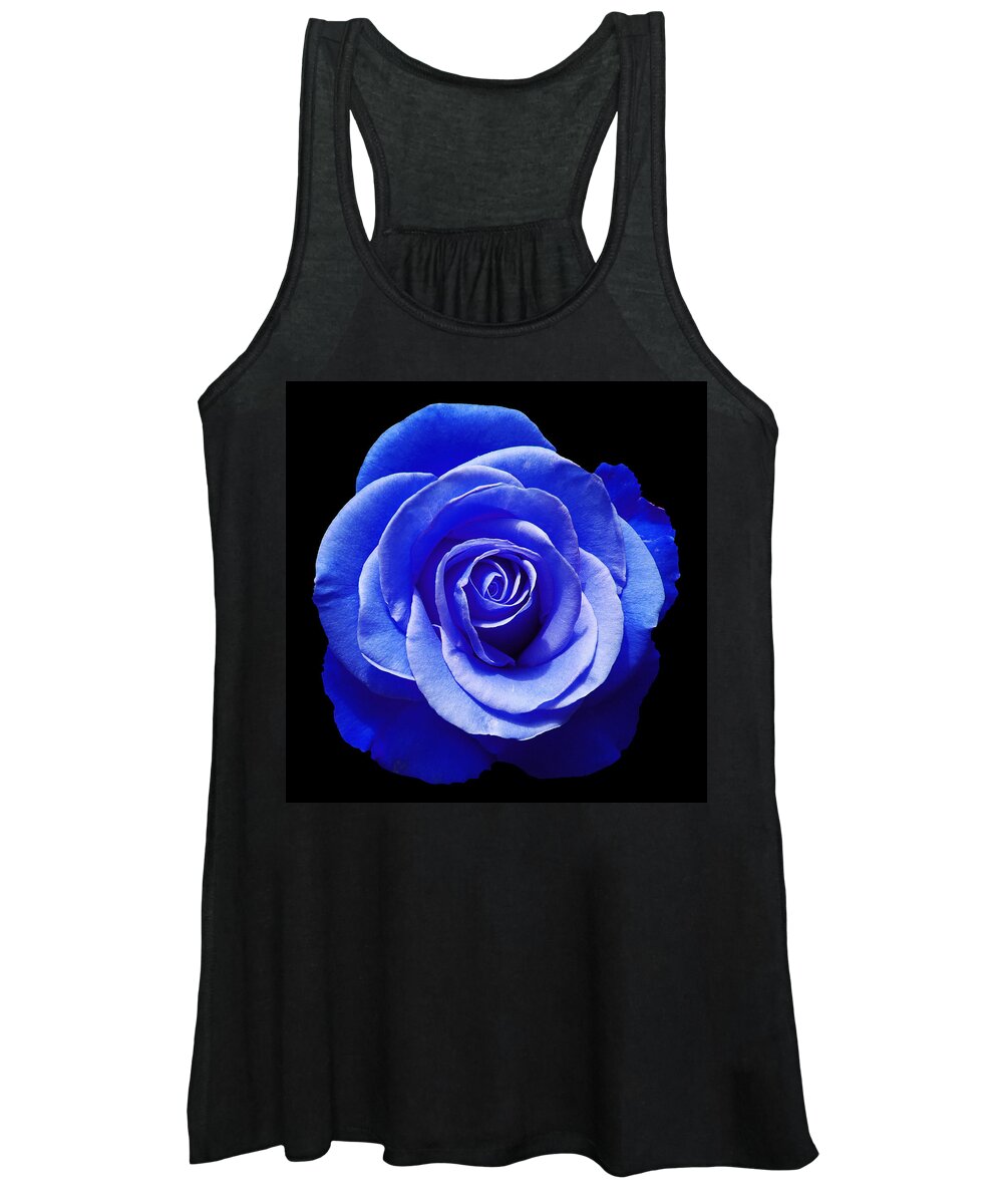 Rose Women's Tank Top featuring the photograph Blue Rose by Aimee L Maher ALM GALLERY