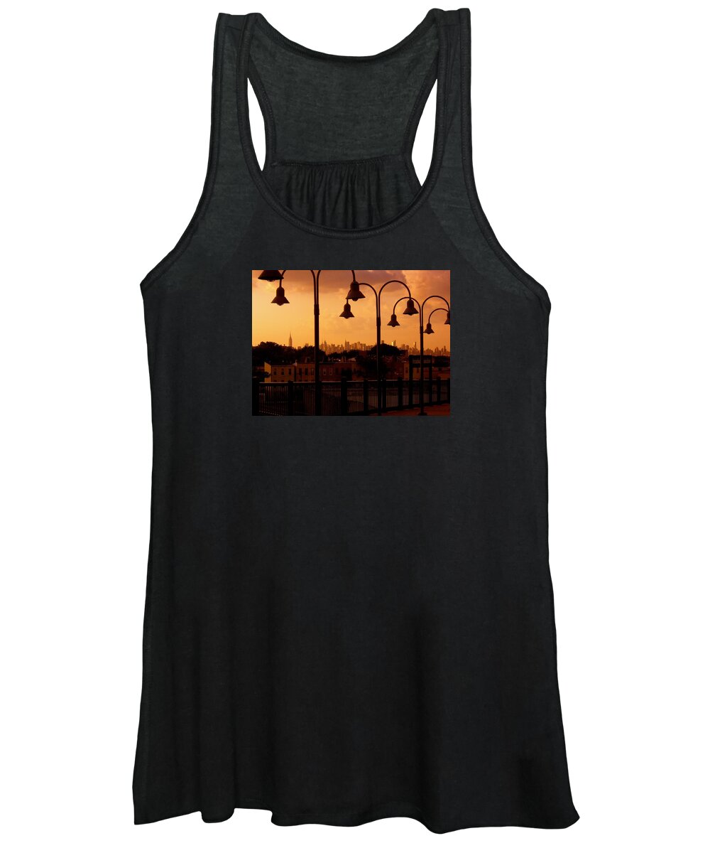 Iphone Cover Cases Women's Tank Top featuring the photograph Broadway Junction in Brooklyn, New York by Monique Wegmueller