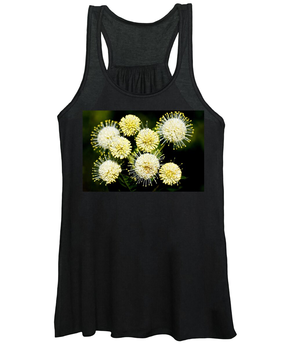 Round Women's Tank Top featuring the photograph Buttonbush by Rudy Umans