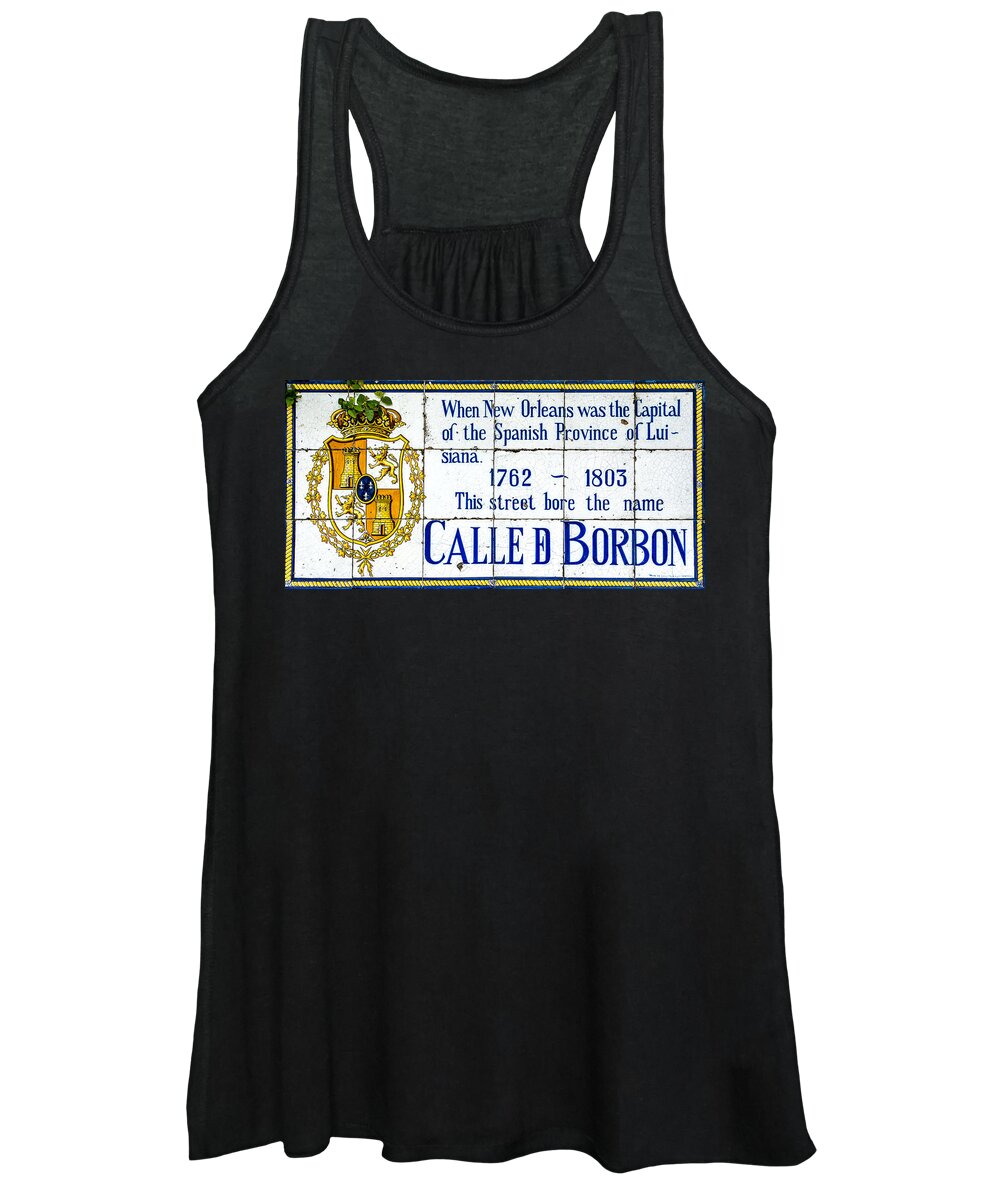 Calle D Borbon Women's Tank Top featuring the photograph Calle D Borbon by David Morefield