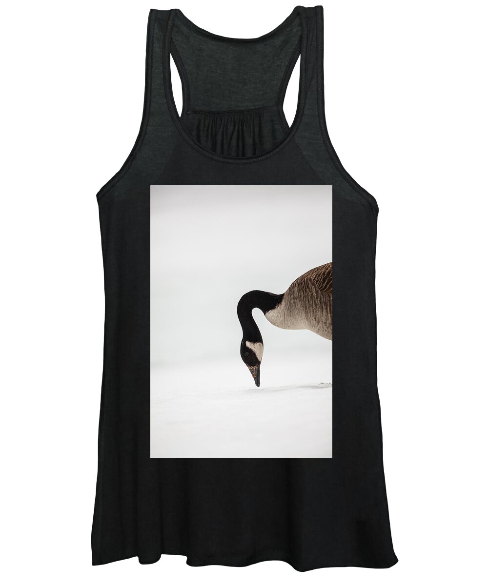 Canada Goose Point Women's Tank Top featuring the photograph Canada Goose Point by Karol Livote