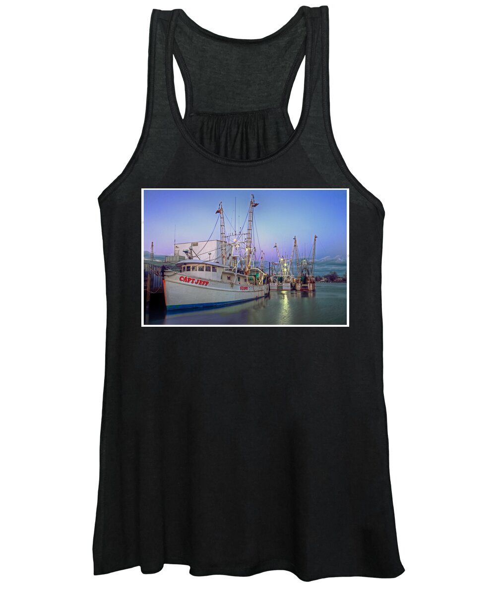 Fishing Women's Tank Top featuring the photograph Capt Jeff by Jerry Gammon
