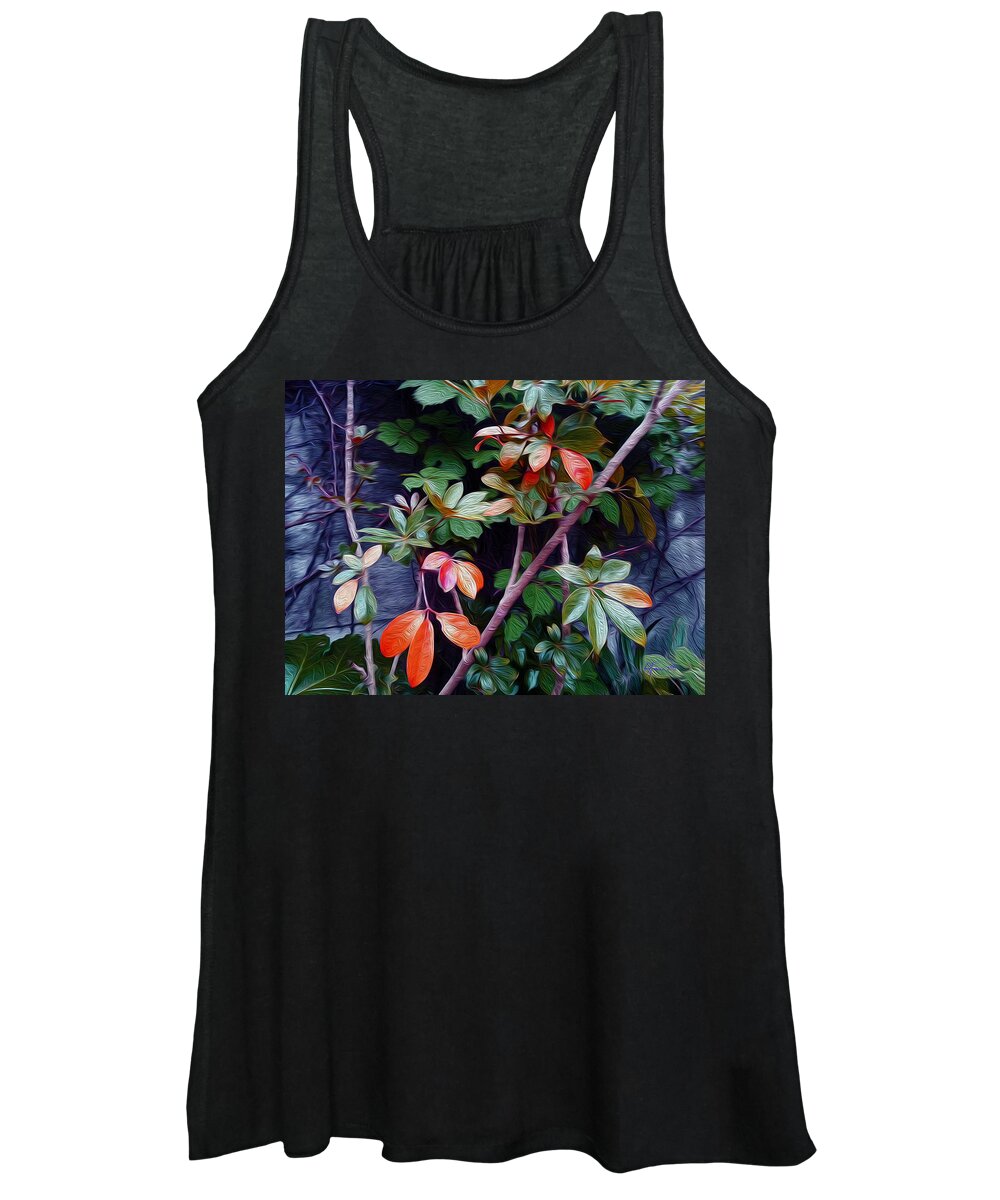 Art Women's Tank Top featuring the painting Casa Vincenzo by Vincent Franco