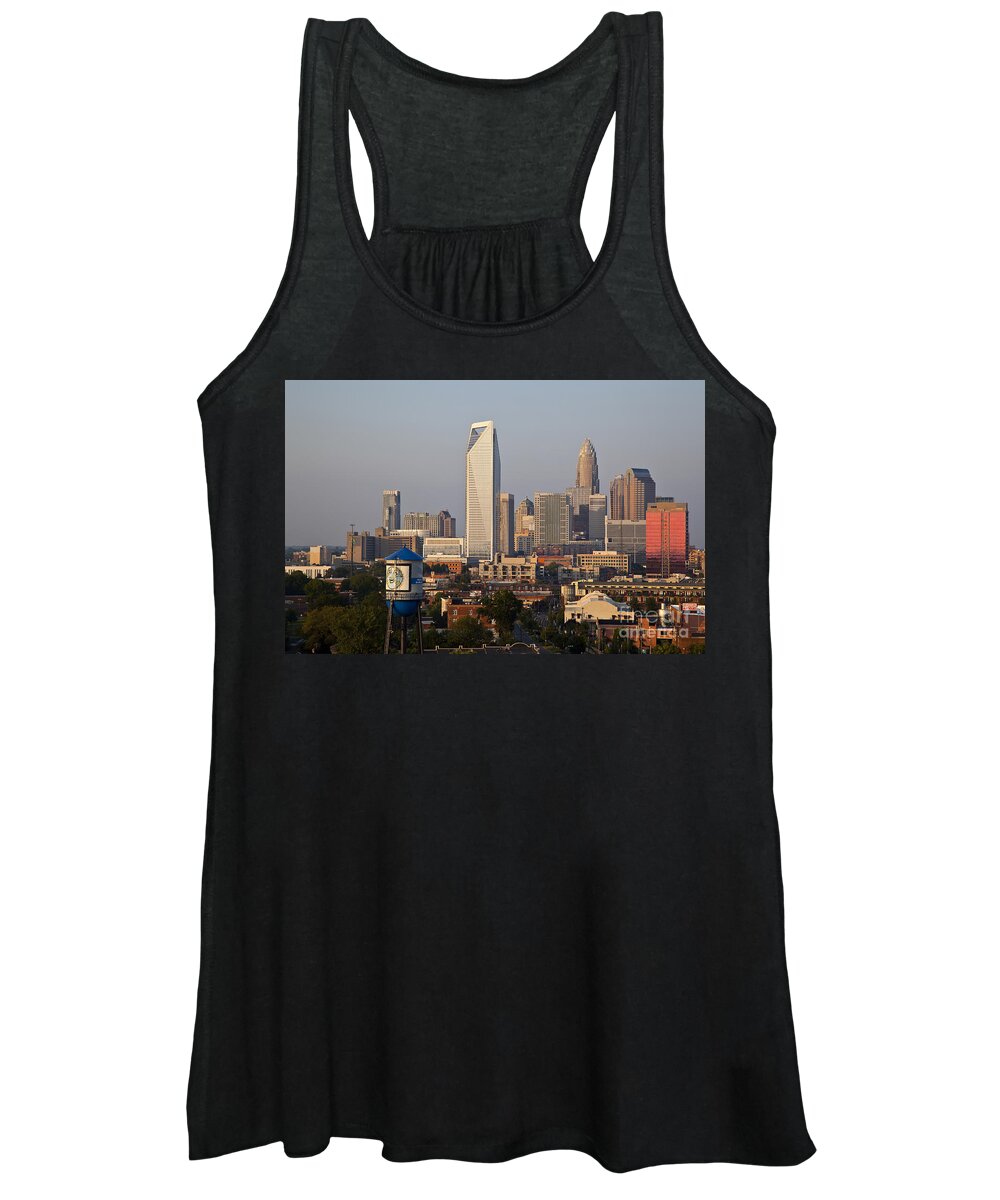 Skyline Women's Tank Top featuring the photograph Charlotte in the Late Afternoon by Jill Lang
