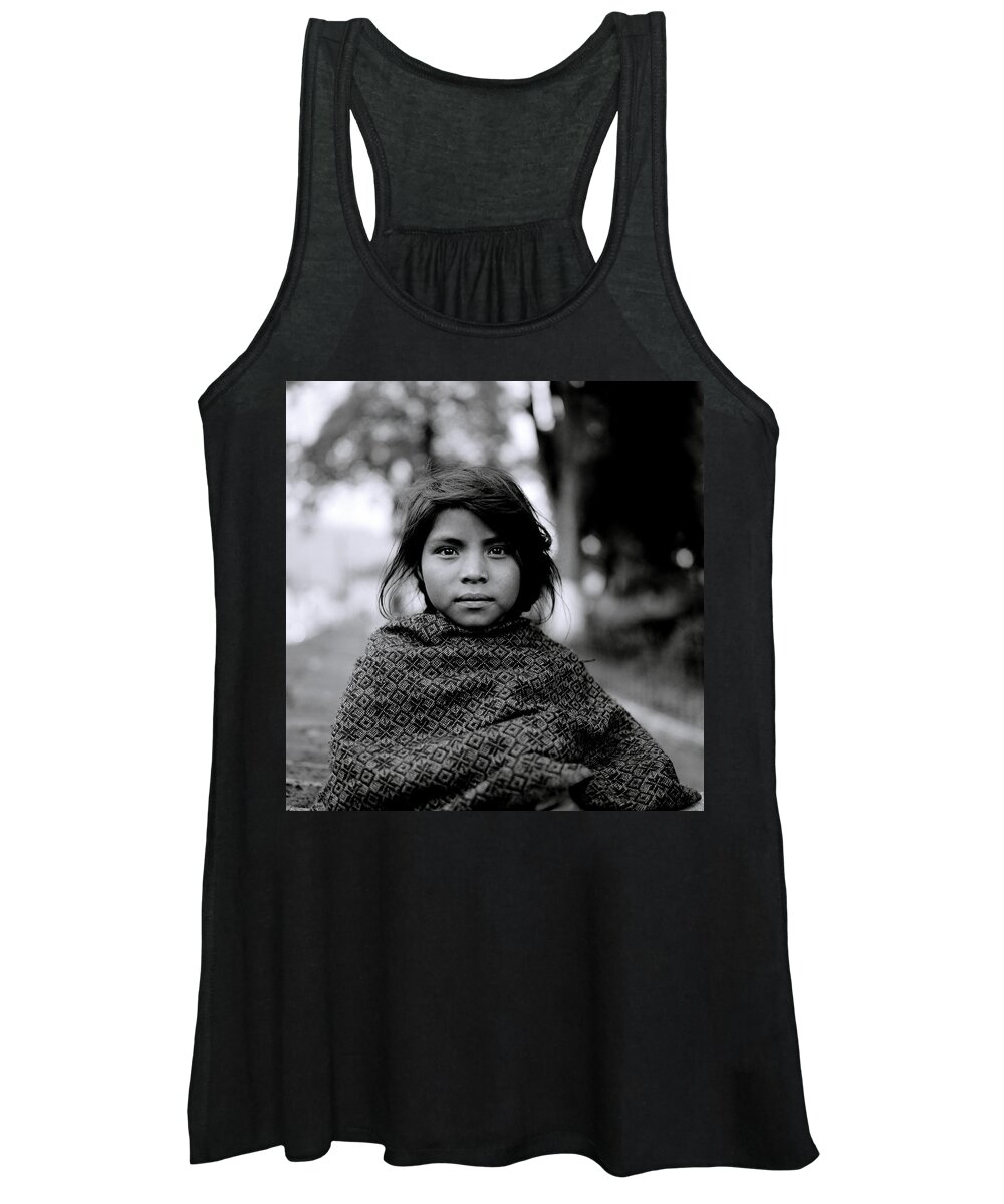 Mexico Women's Tank Top featuring the photograph Chiapas Girl by Shaun Higson