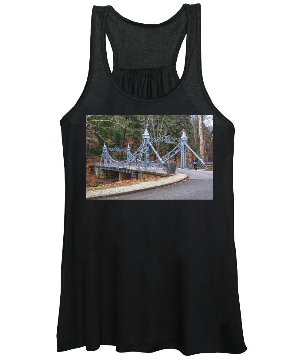 Bridges Women's Tank Top featuring the photograph Cinderella Bridge by Guy Whiteley