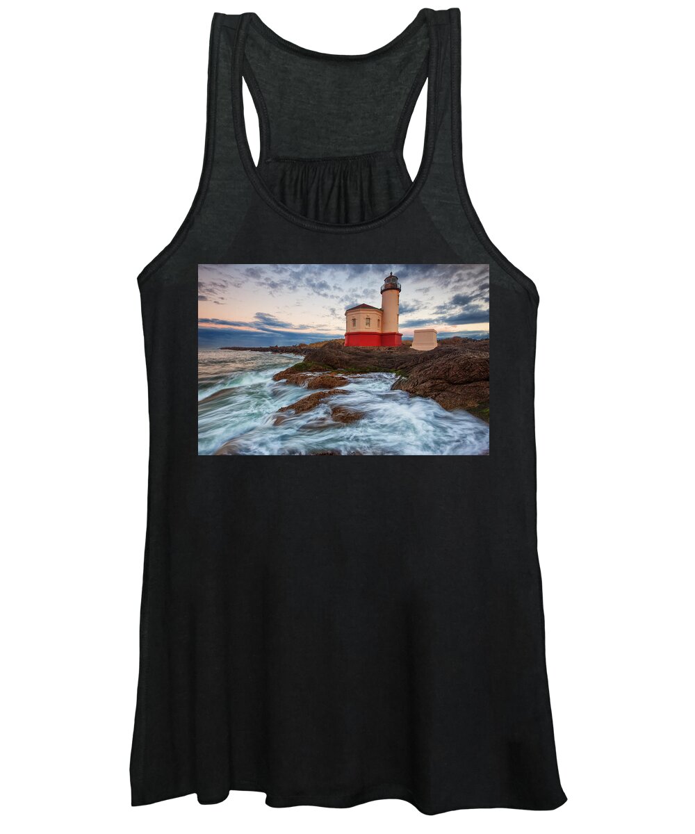 Lighthouse Women's Tank Top featuring the photograph Coastal Awakening by Darren White