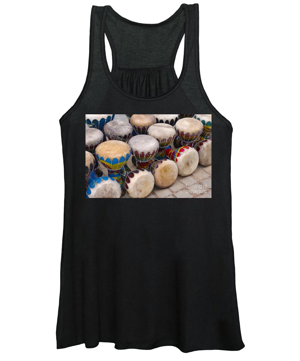 Handicraft Women's Tank Top featuring the photograph Colorful Congas by Carlos Caetano