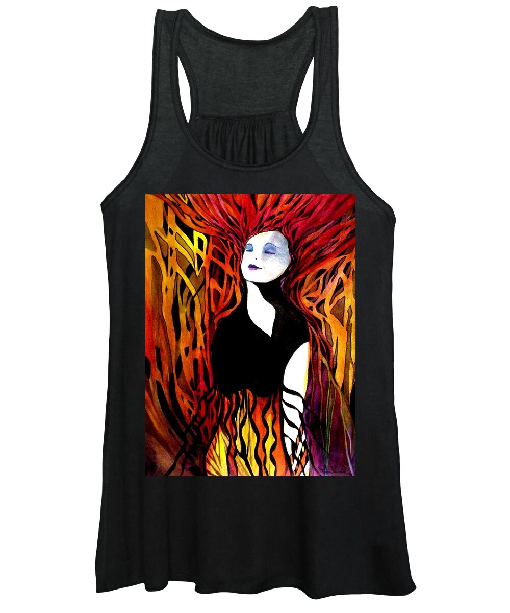 Women Women's Tank Top featuring the painting Constant Craving by Carolyn LeGrand