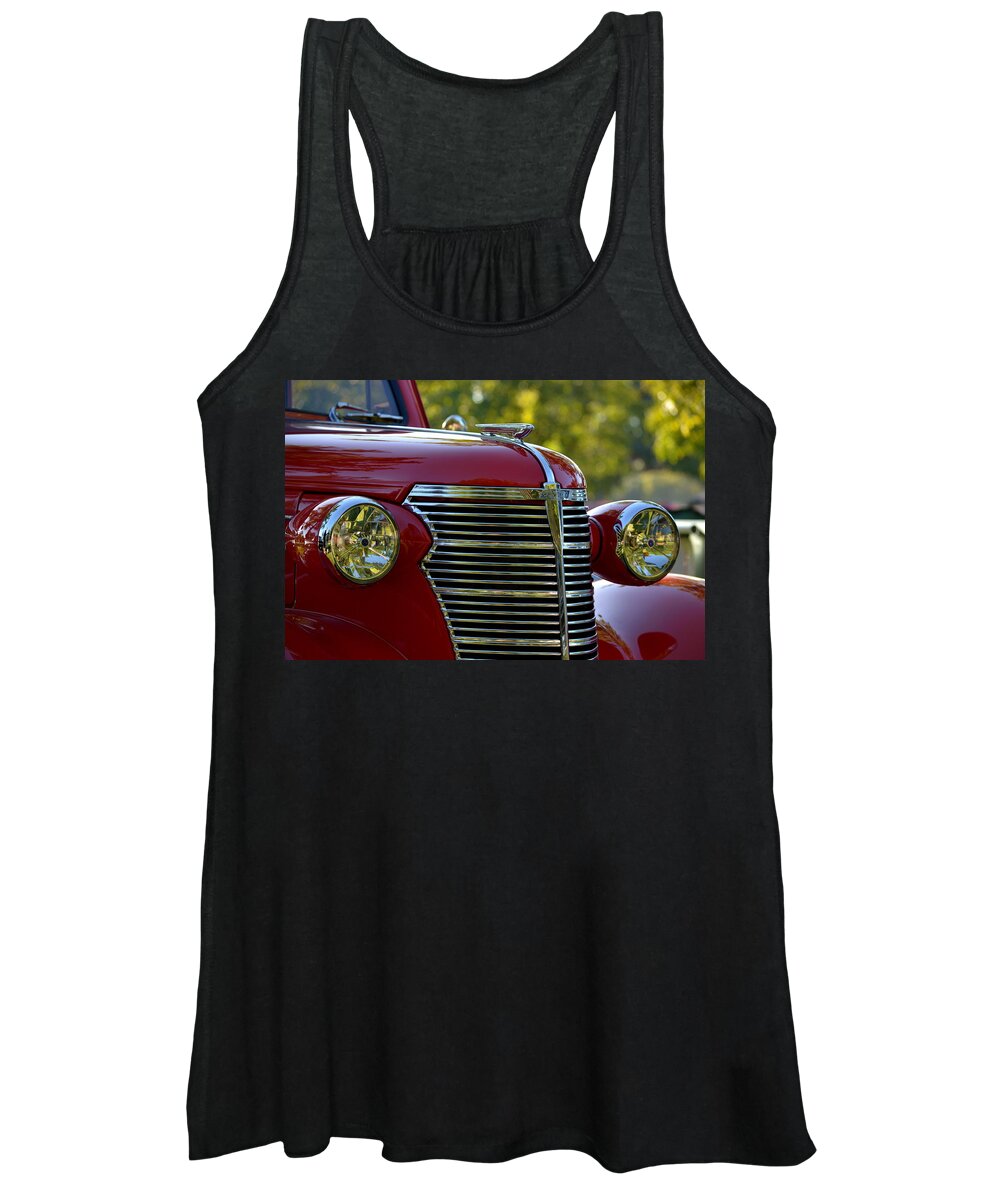  Women's Tank Top featuring the photograph Cool Chevy Hotrod by Dean Ferreira