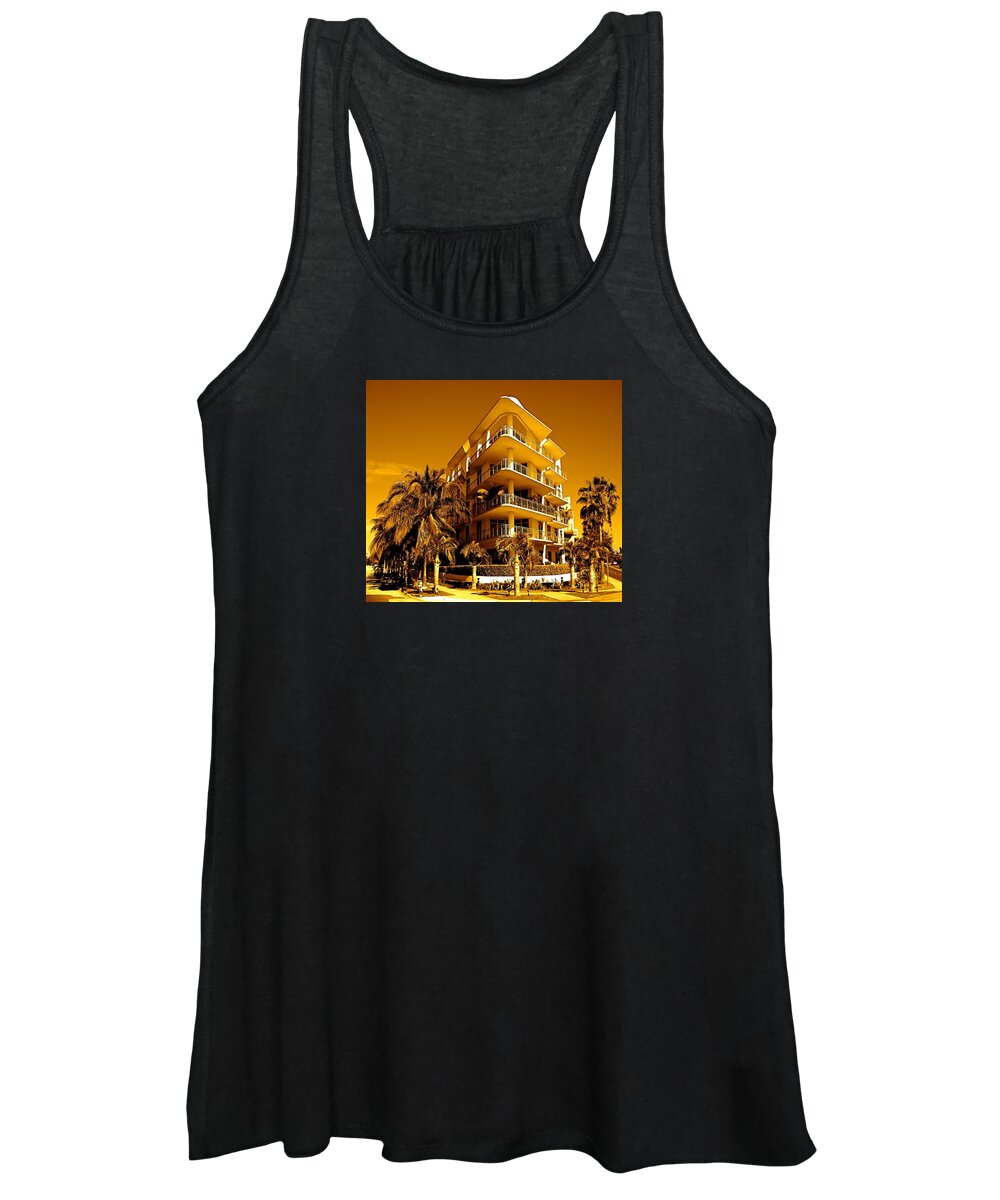 Building Women's Tank Top featuring the photograph Cool Iron Building in Miami by Monique Wegmueller