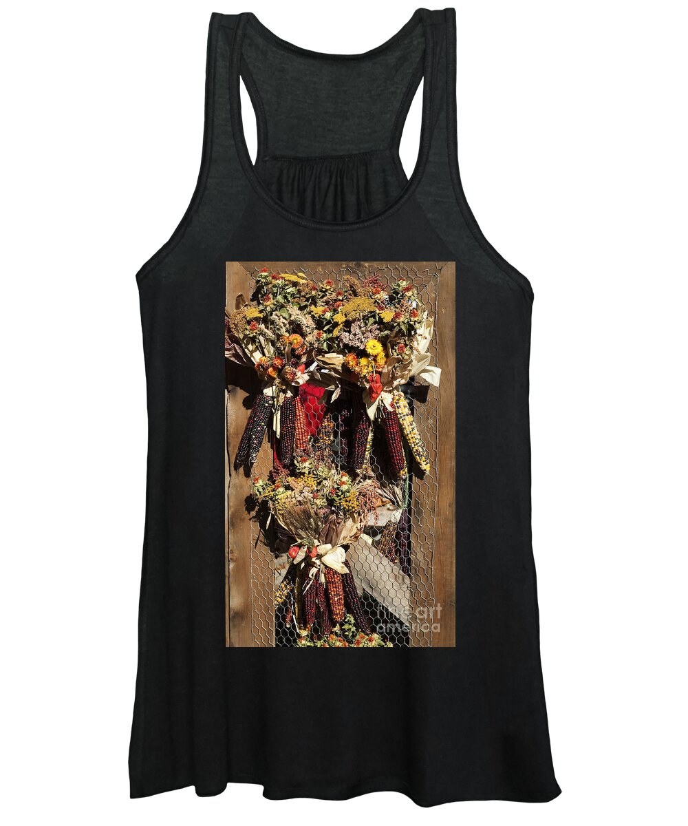 Corn Wreaths Women's Tank Top featuring the photograph Corn wreaths by Steven Ralser