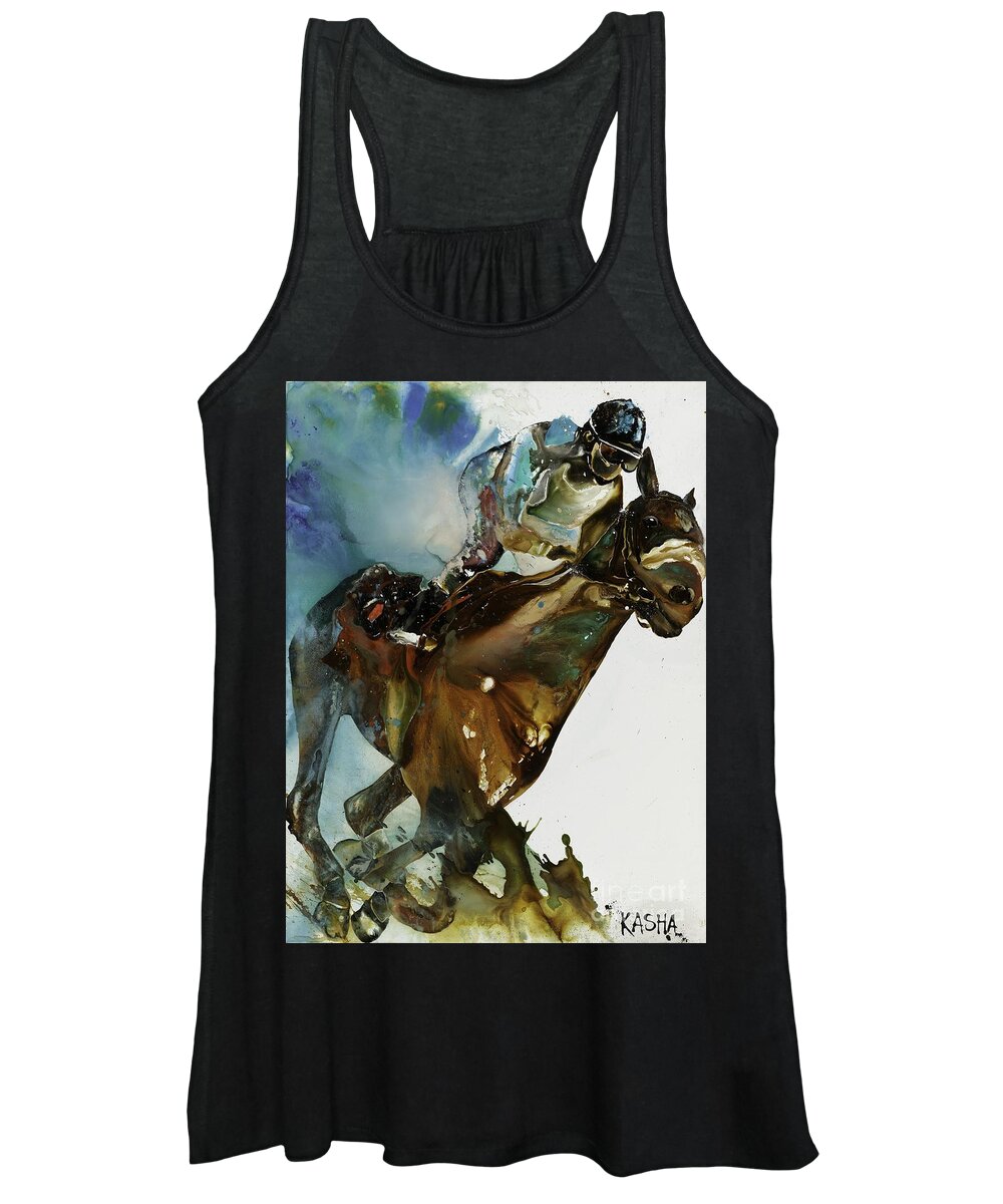 Kasha Ritter Women's Tank Top featuring the painting Cosmic by Kasha Ritter