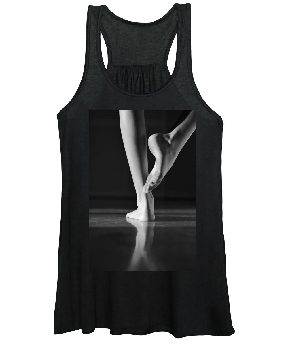 Legs Women's Tank Top featuring the photograph Dancer by Laura Fasulo
