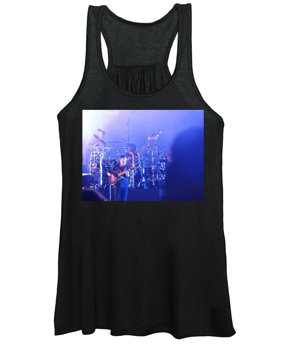 Dave Matthews Band Women's Tank Top featuring the photograph Dave Matthews Jamming in Tampa Flordia by Aaron Martens