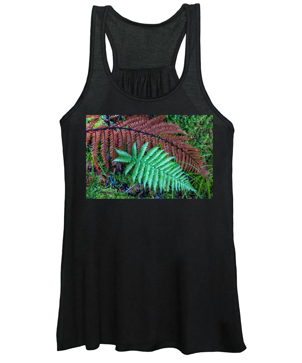 Fern Women's Tank Top featuring the photograph Dead and alive by Jenny Setchell