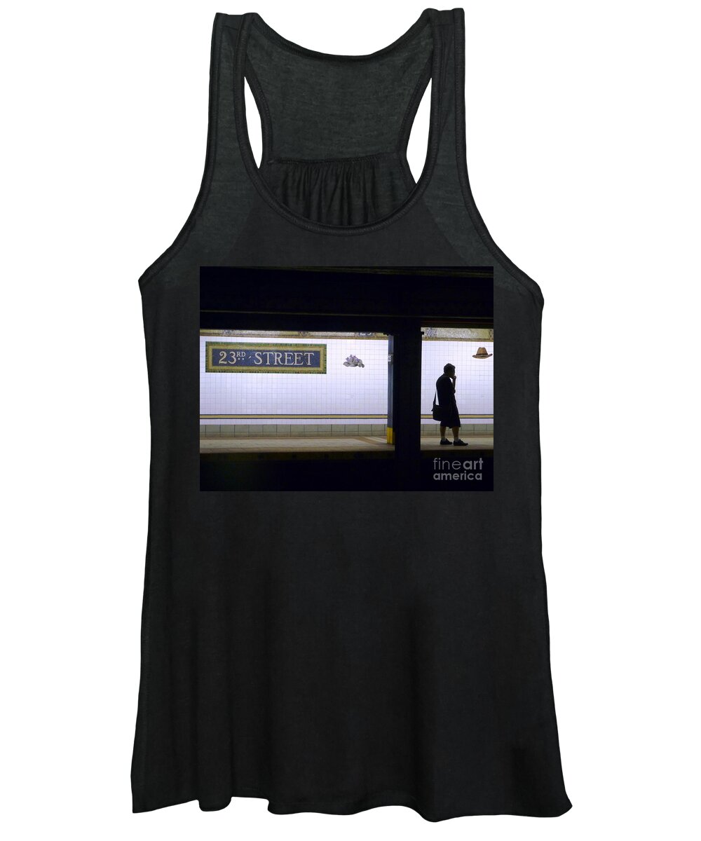 New York Women's Tank Top featuring the photograph Deep in Thoughts by Marguerita Tan
