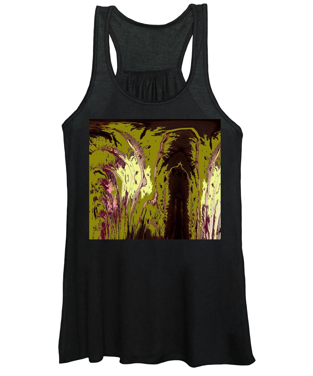 Abstract Women's Tank Top featuring the photograph Don't Trust the Radicchio by Laureen Murtha Menzl