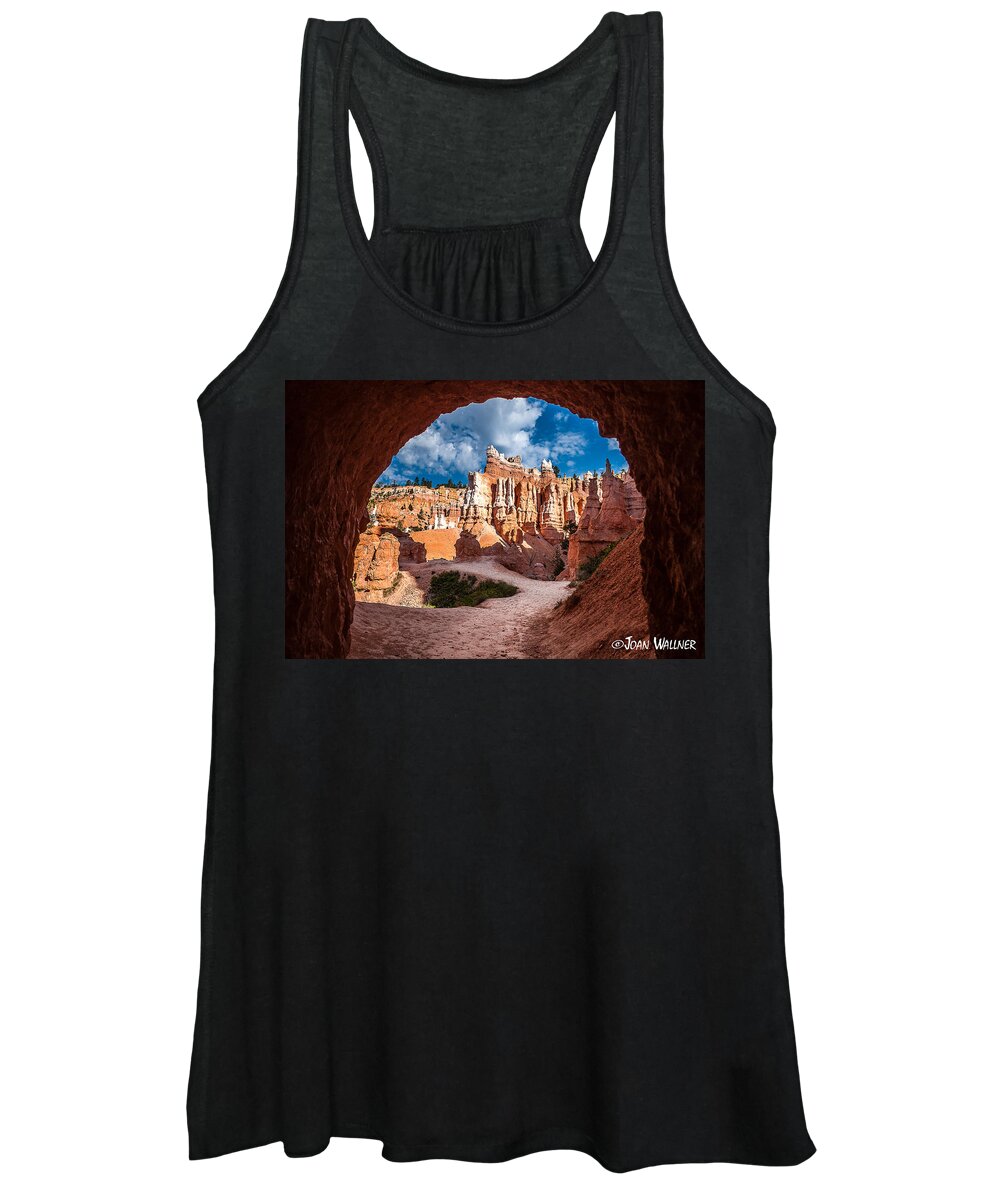 Bryce National Park Women's Tank Top featuring the photograph Doorway to Bryce by Joan Wallner