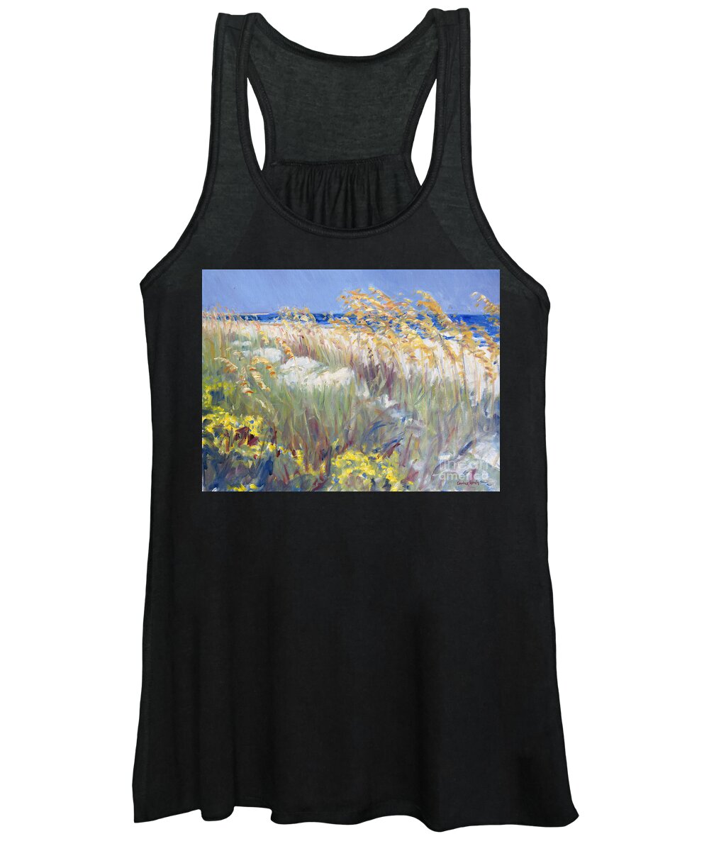 Dune Women's Tank Top featuring the painting Dune Alley by Candace Lovely