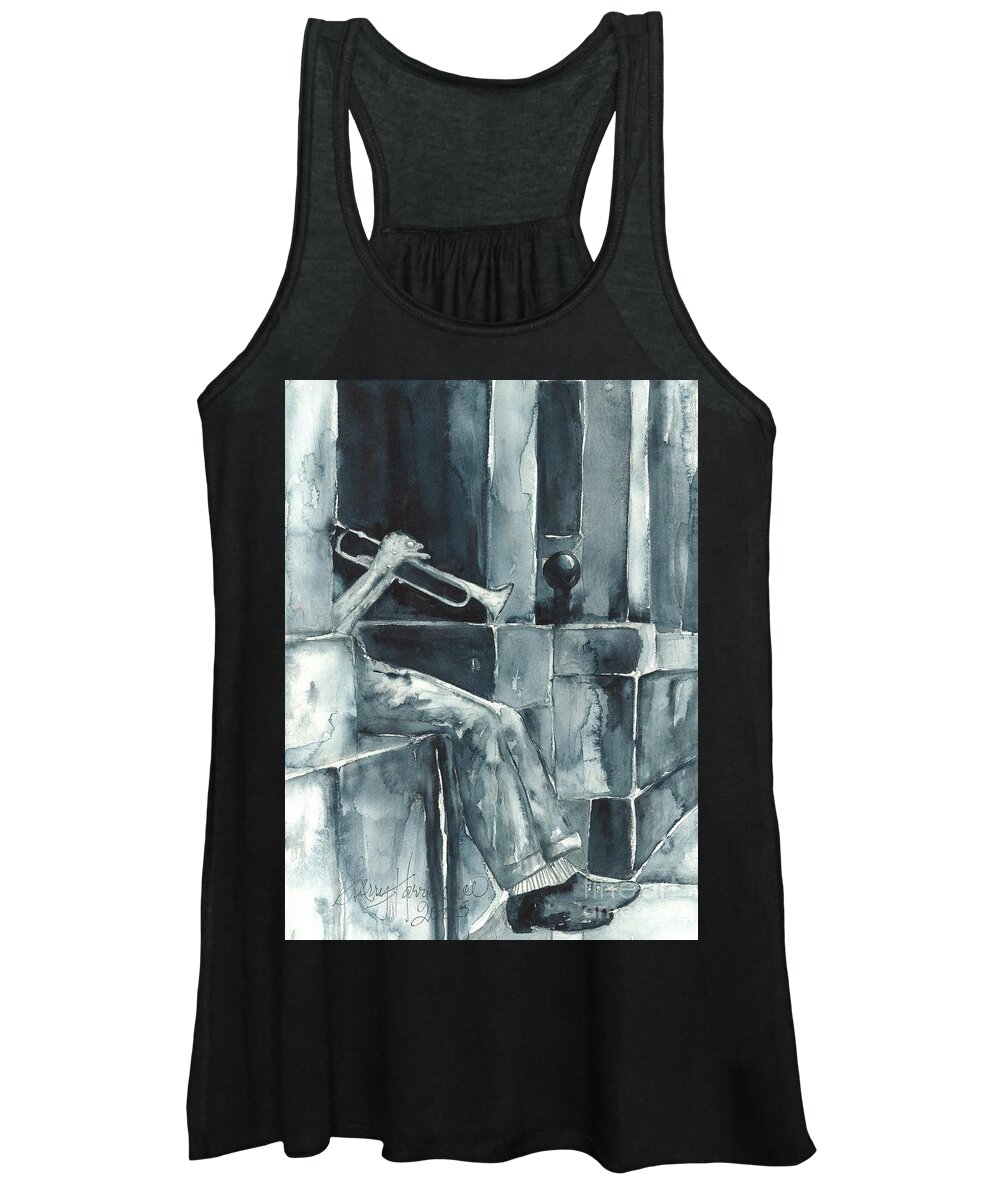 Original Wc 15x12 Women's Tank Top featuring the painting Echo of the Spirit by Sherry Harradence