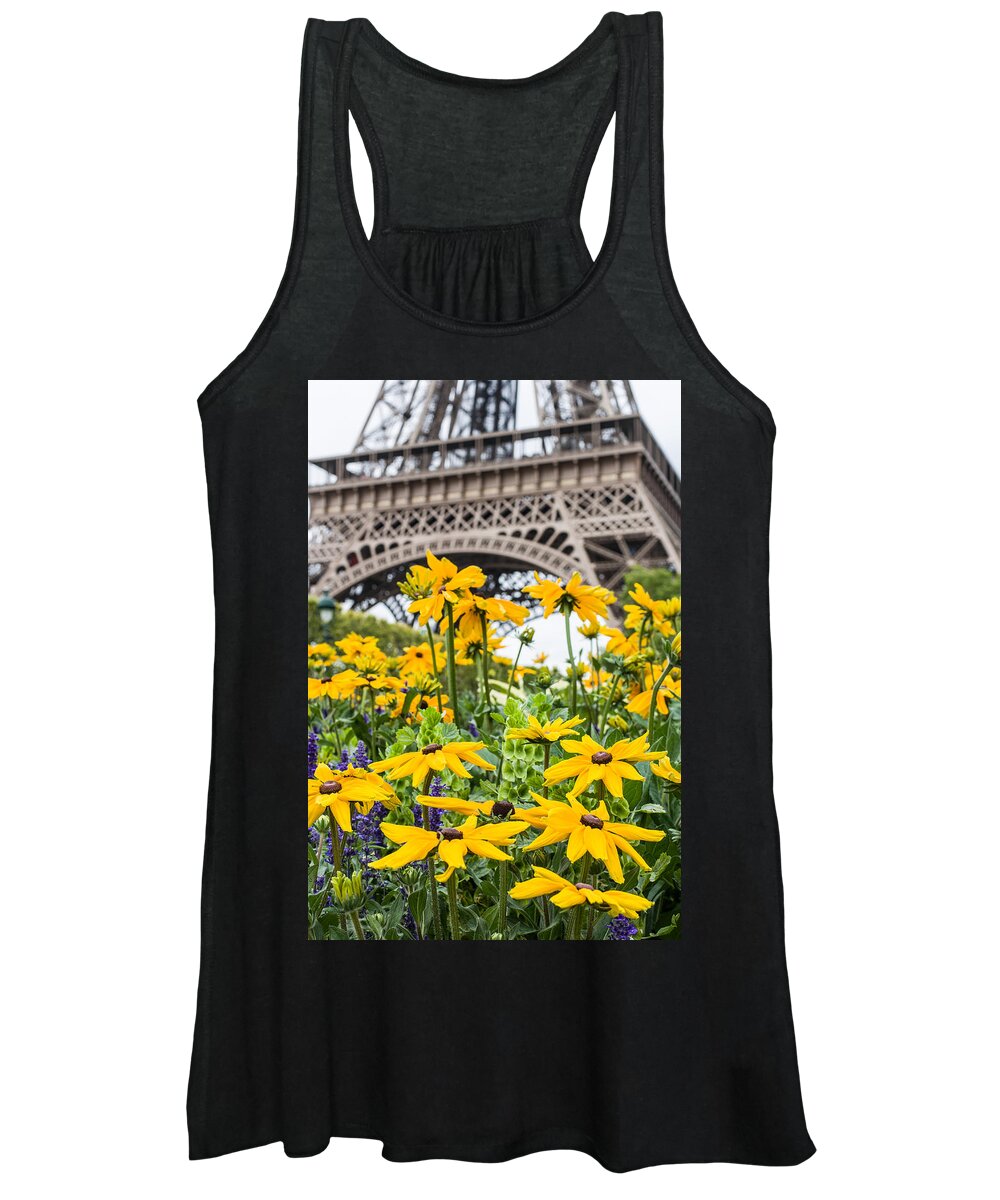 Eiffel Women's Tank Top featuring the photograph Eiffel Flower by Nigel R Bell