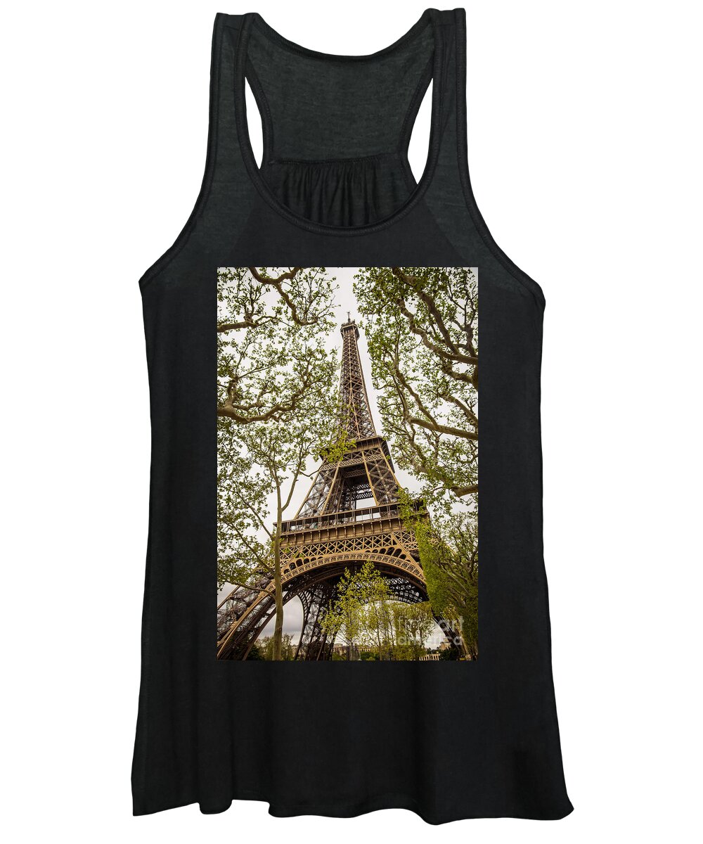 Architecture Women's Tank Top featuring the photograph Eiffel Tower by Carlos Caetano