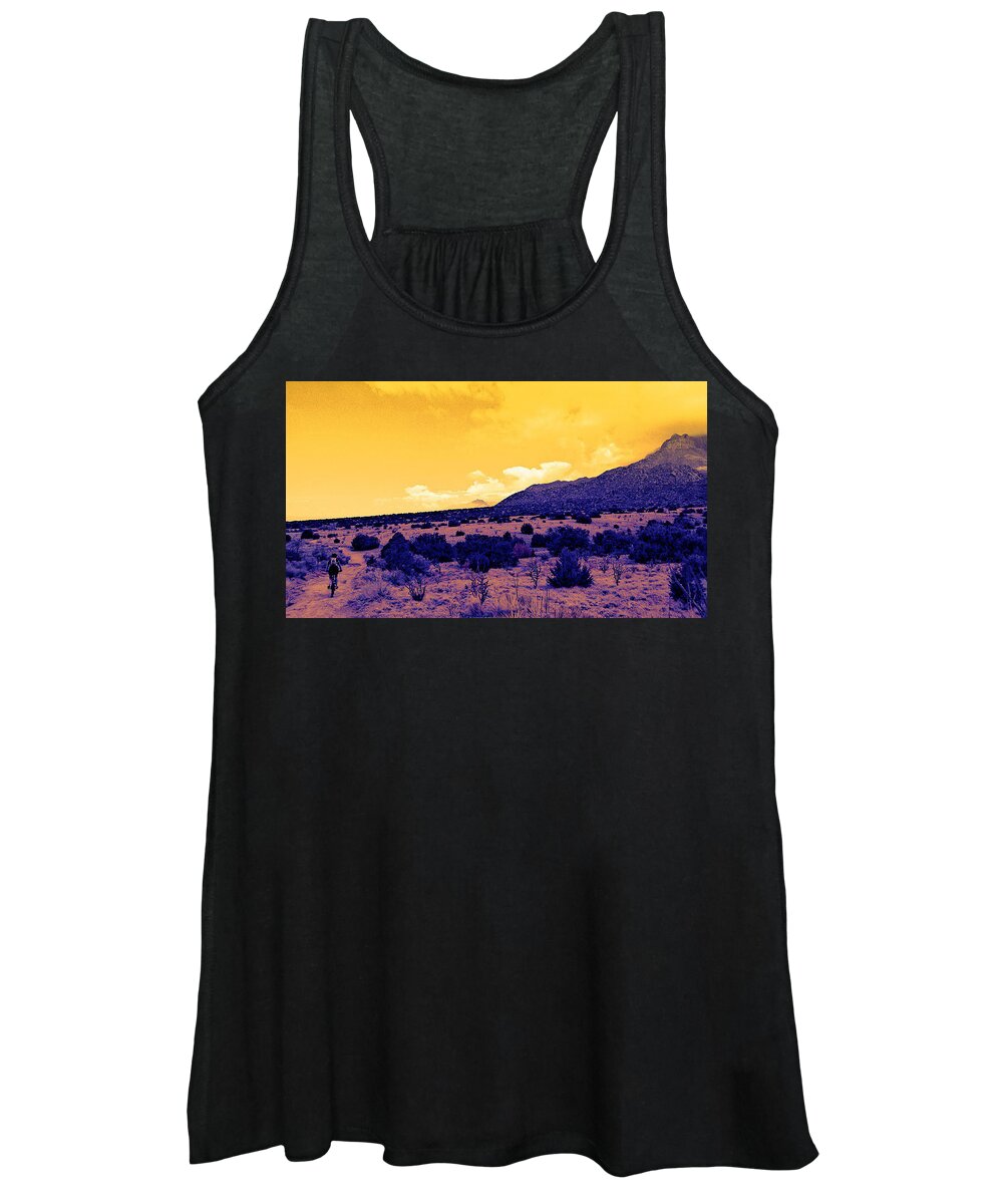 Digital Women's Tank Top featuring the photograph Enchanted Ride by Claudia Goodell