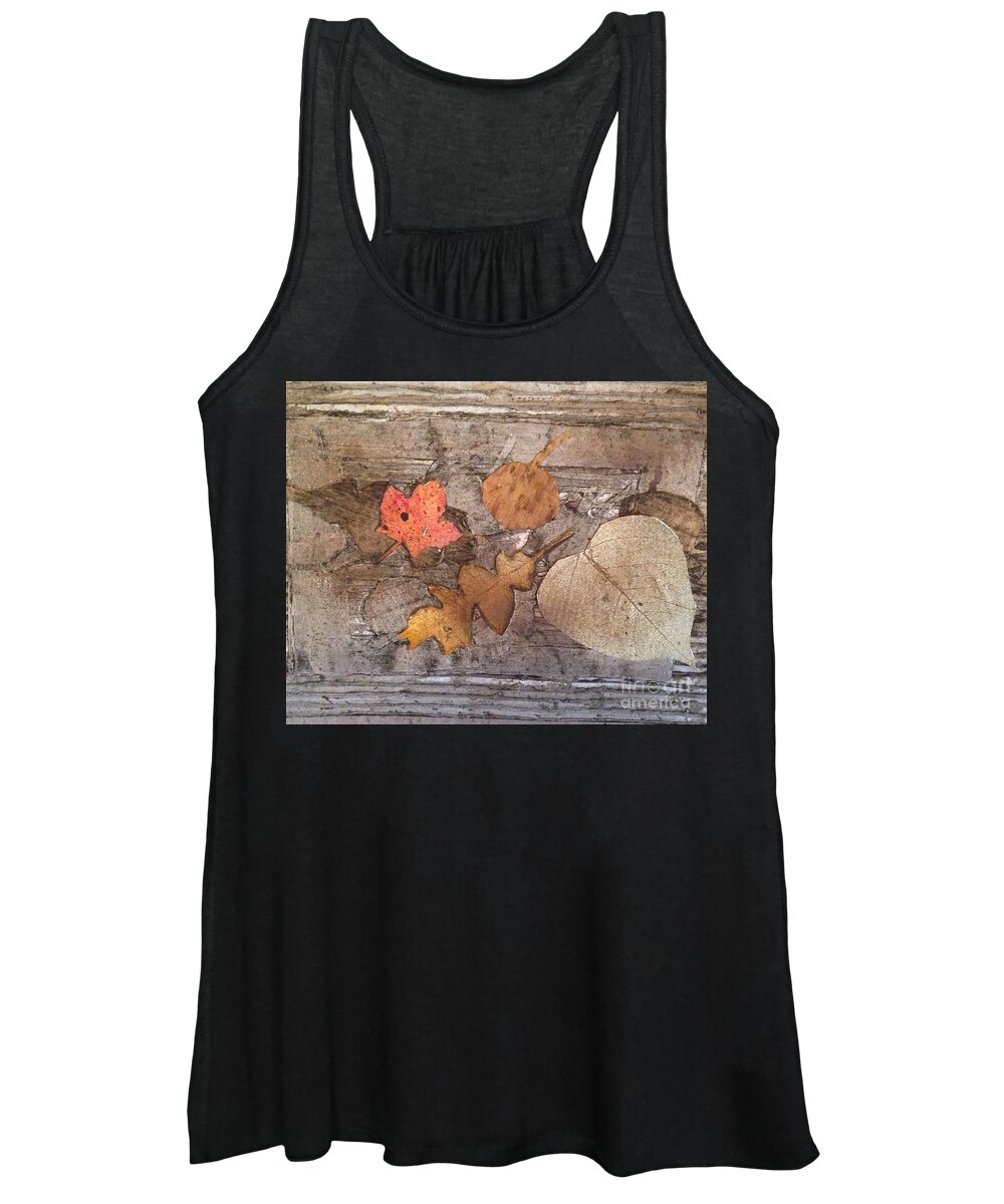 Fall Women's Tank Top featuring the painting Fall Art by Sherry Harradence
