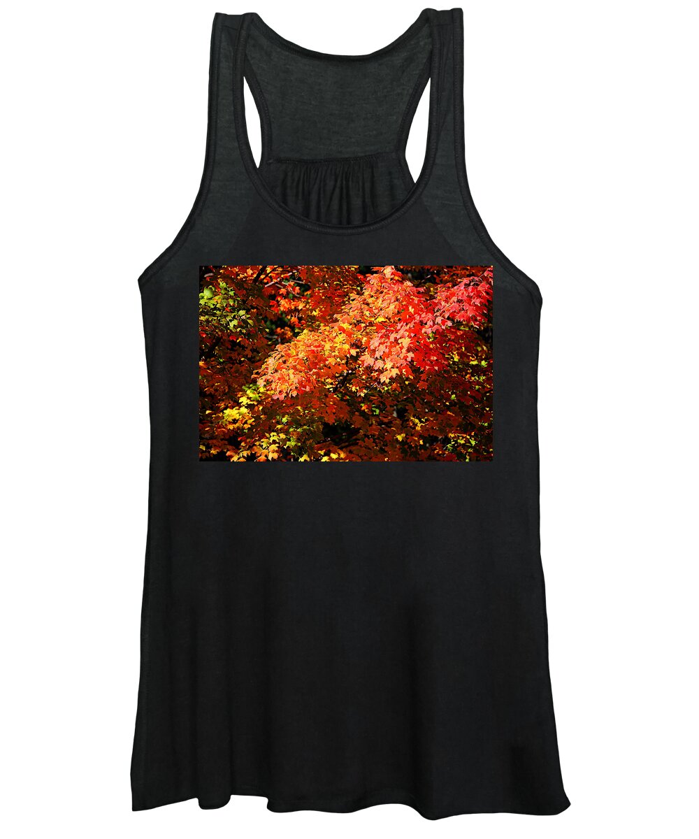 Autumn Women's Tank Top featuring the photograph Fall Foliage Colors 21 by Metro DC Photography